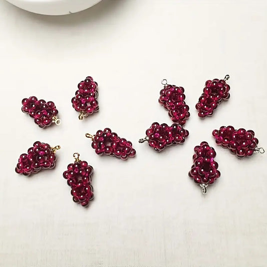 Dije colgante de racimo de uvas