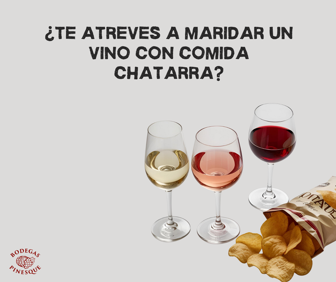 Cata de Vinos + Comida Chatarra 🍷🍫 🥨