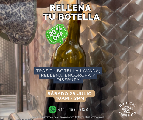 RELLENA TU BOTELLA EN PINESQUE